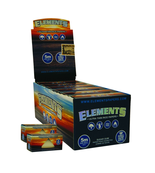 Elements Blue Rolls King Size